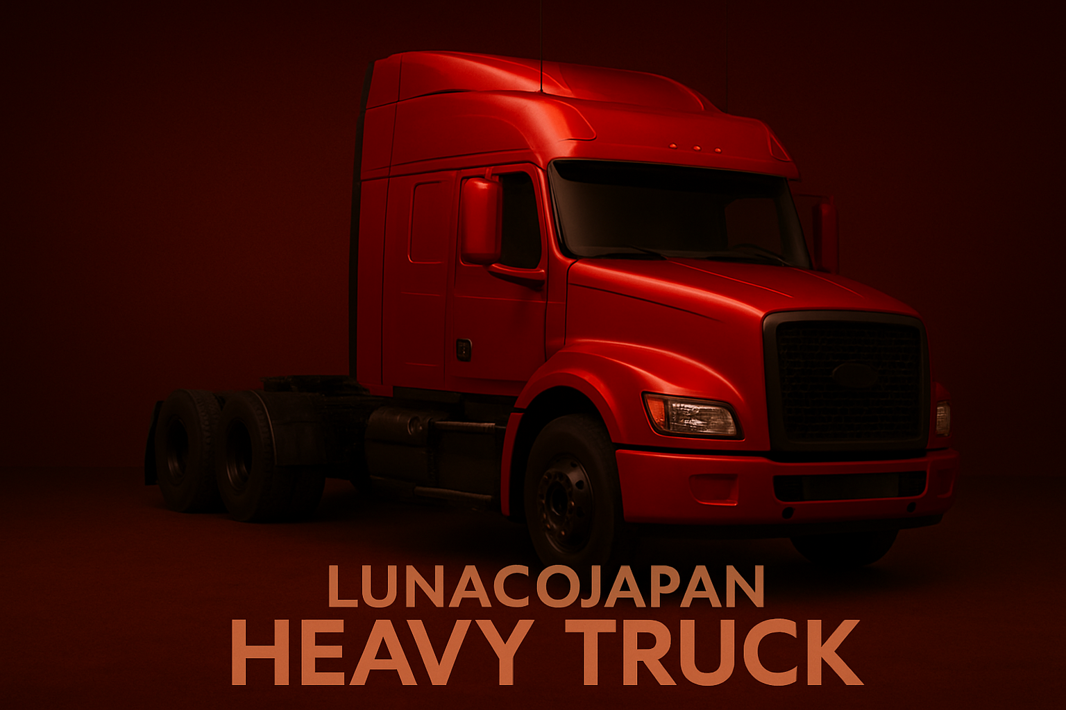 Hero image: heavy-duty truck spare parts (LUNACO JAPAN)