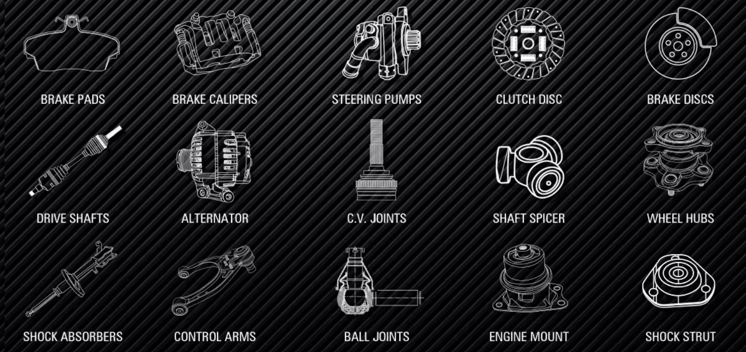 Catégories de pièces conformes OE (liste 2)